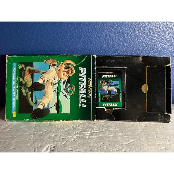 Pitfall! by Activision for Intellivision - Vintage Video Game Cartridge (1982) - Picture 3 of 7